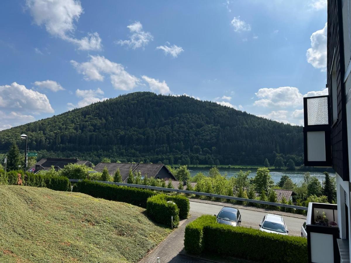 ווינטרברג Ferienwohnung Am Hillestausee מראה חיצוני תמונה